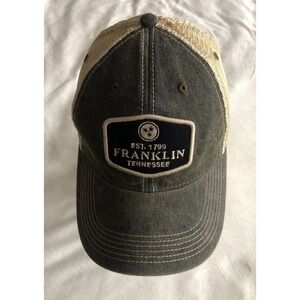 Franklin Tennessee Eat 1799 Trucker Hat Brown Legacy Brand